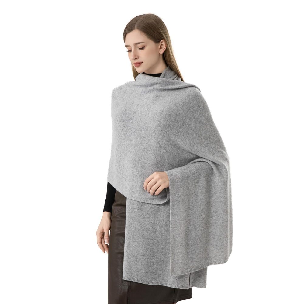 3674 Cashmere Wrap Warm Soft Knitted Scarf Stole For Women